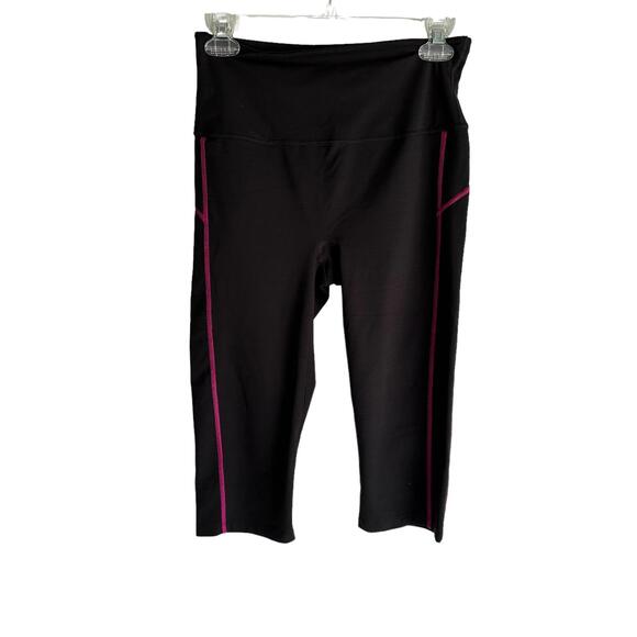 SPANX Knee Length Ladies Black Activewear‎ Leggings, L - Picture 1 of 6